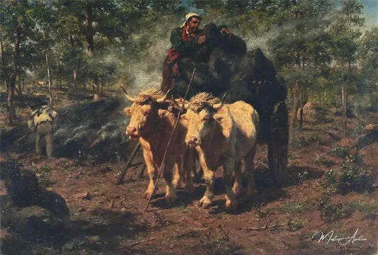 The Charcoal Burners - Rosa Bonheur - Reproductions de tableaux et peintures haut de gamme