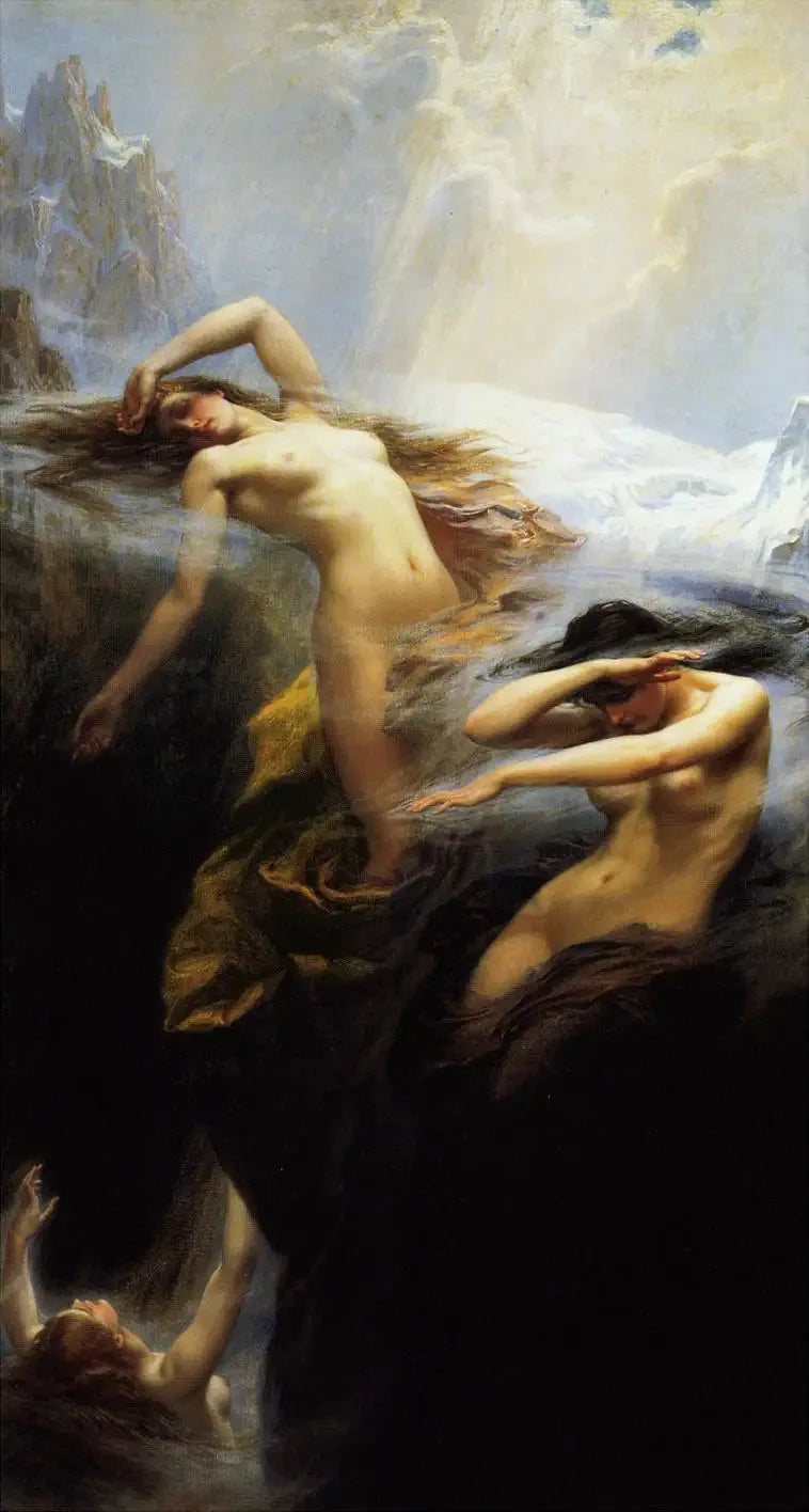 Vuorten sumut - Herbert Draper