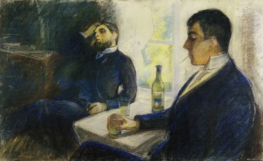 Absintinjuojat - Edvard Munch