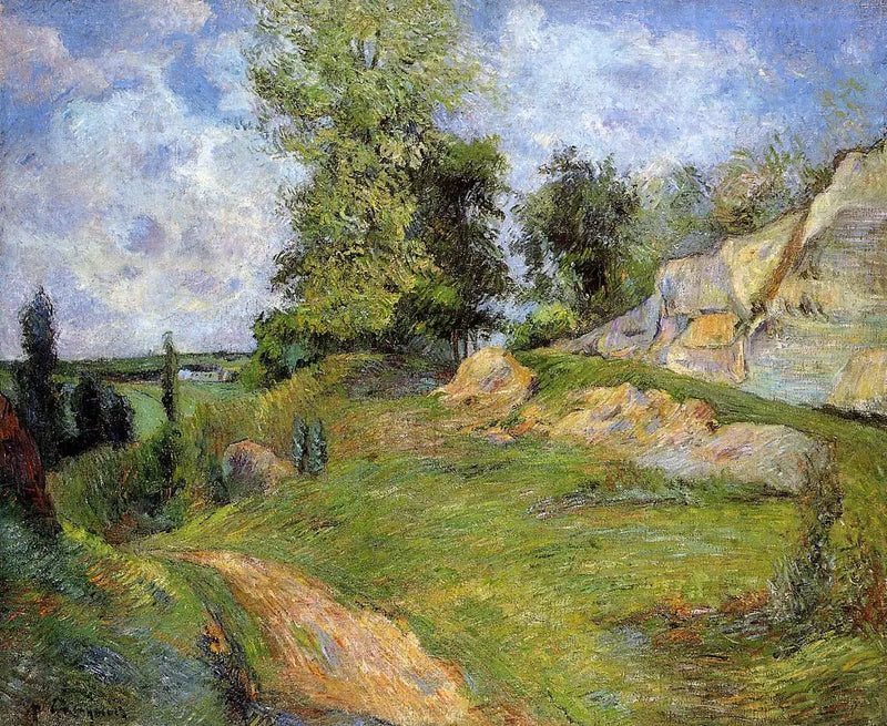 Kaalin louhokset, lähellä Pontoise - Paul Gauguin