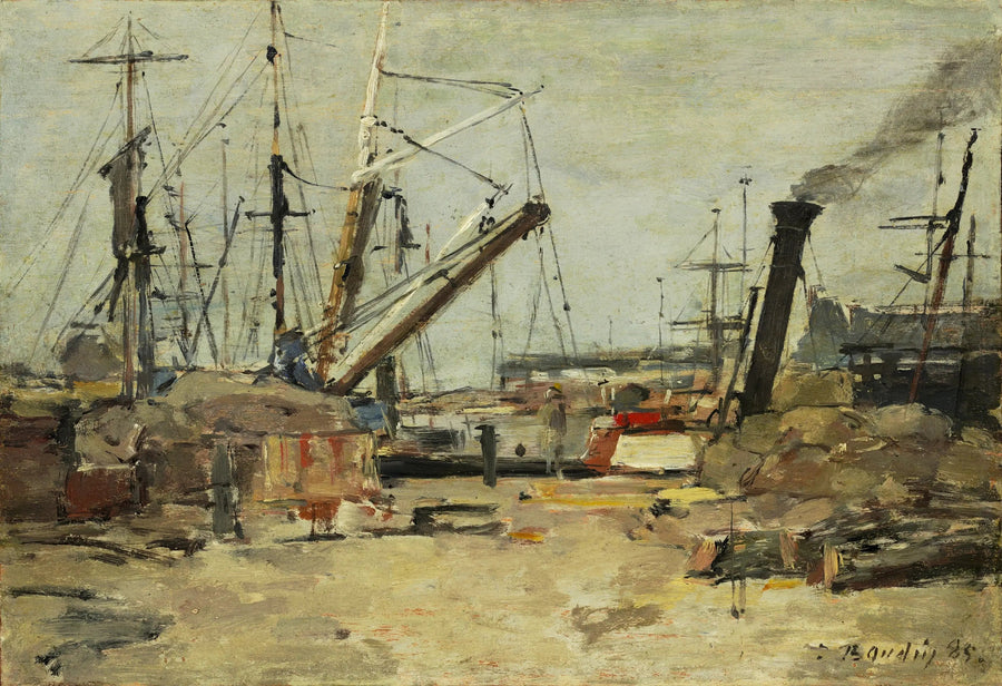 Kalastusalukset - Eugène Boudin