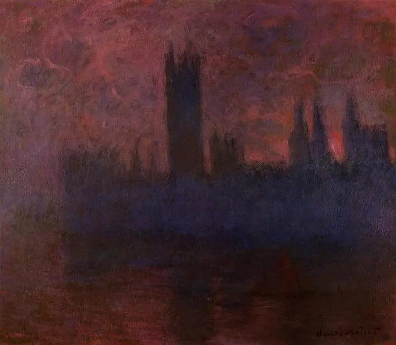 Parlamentin salit, Symfonia ruusulle - Claude Monet