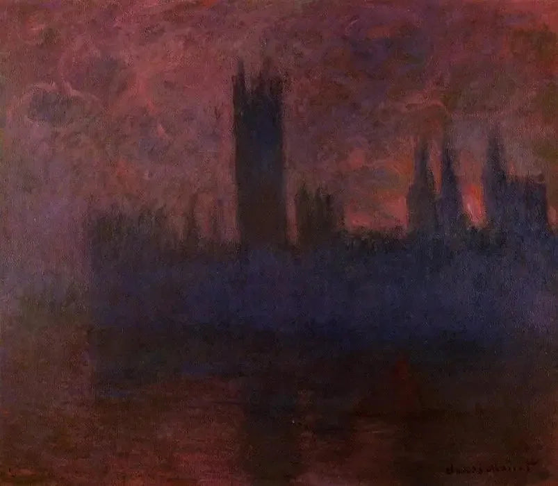 Parlamentin salit, Symfonia ruusulle - Claude Monet
