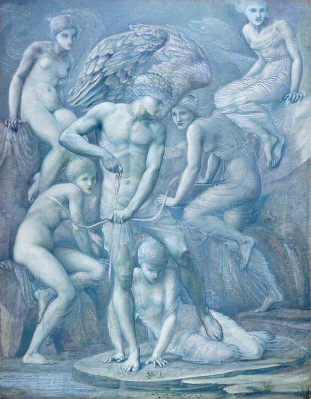 Cupidonin metsästysalueet - Edward Burne-Jones