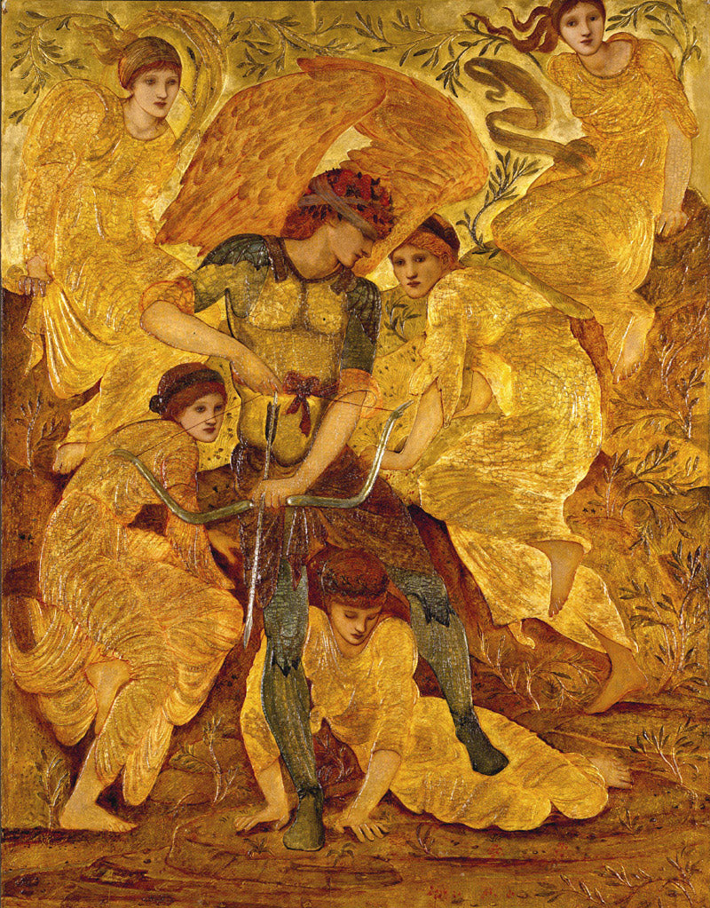 Cupidonin metsästysalueet - Edward Burne-Jones