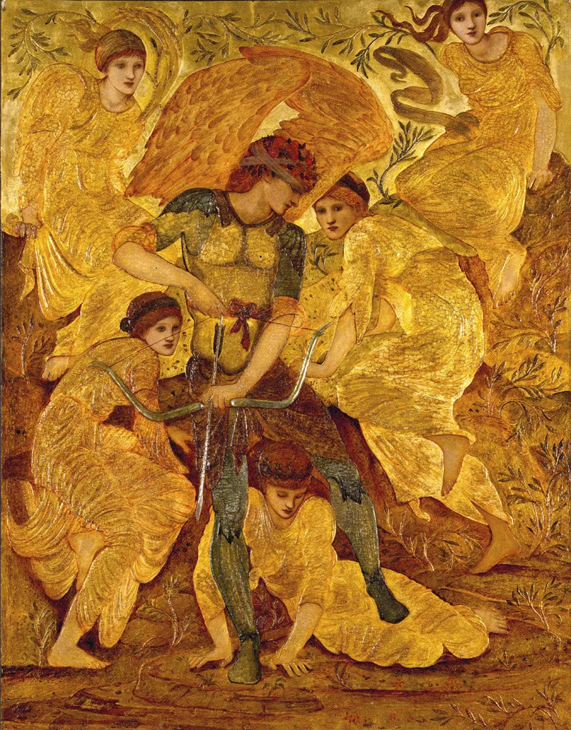 Cupidonin metsästysalueet - Edward Burne-Jones