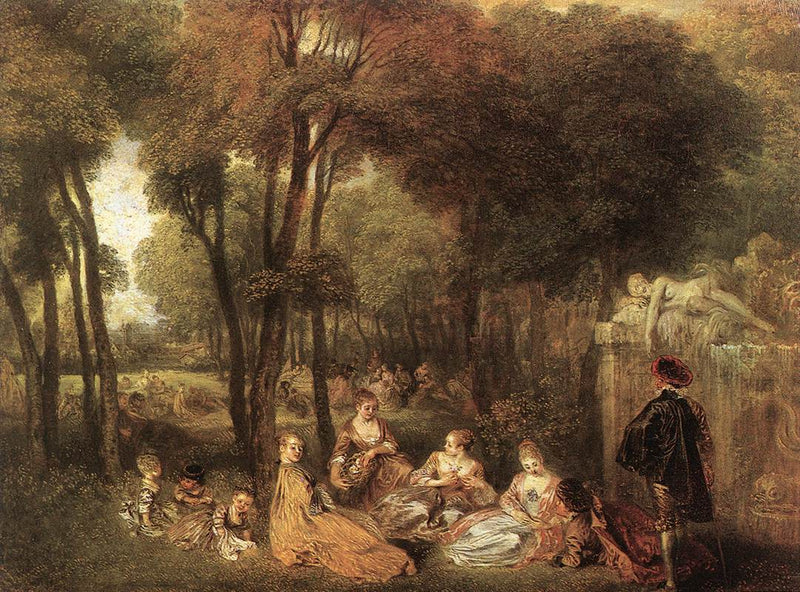 Les Champs-Élysées - Antoine Watteau