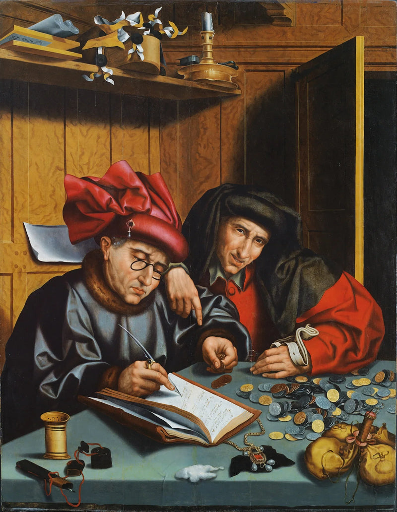Hopeanvaihtajat - Marinus van Reymerswale