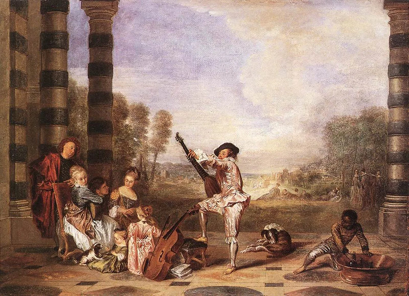 Elämän lumoava viehätys - Antoine Watteau