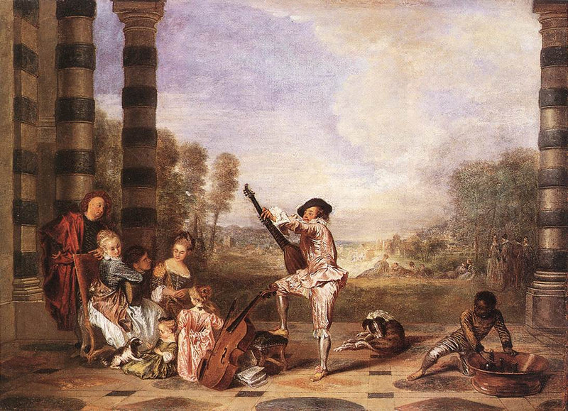 Elämän lumoava viehätys - Antoine Watteau
