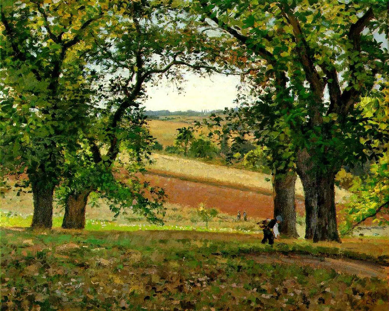 Osnyn kastanjapuut - Camille Pissarro