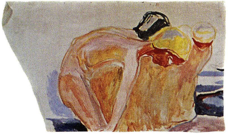 Etsijät: seisova lastenryhmä - Edvard Munch