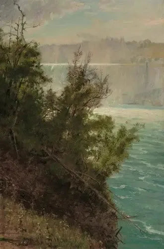 Niagaran putoukset Yhdysvaltain puolella - Albert Bierstadt