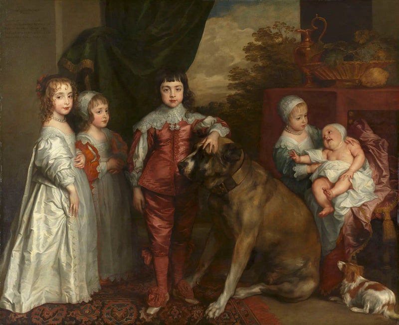 Kaarle I:n Viisi Lasta - Antoine van Dyck