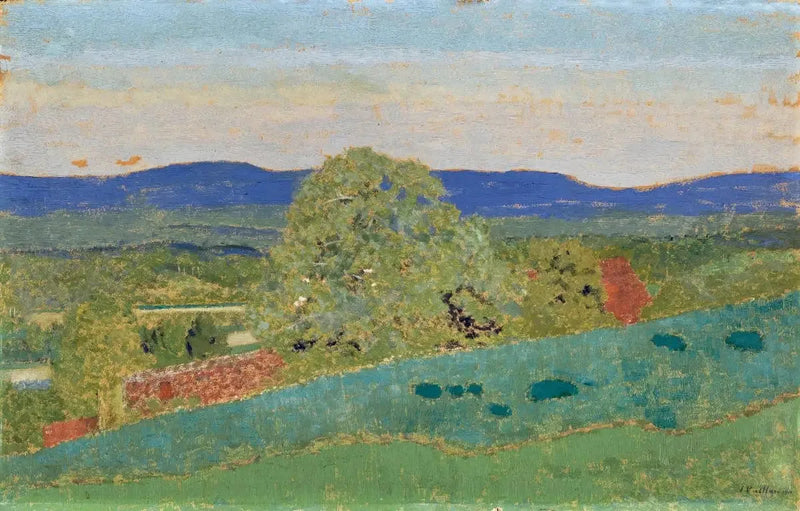Siniset kukkulat - Édouard Vuillard