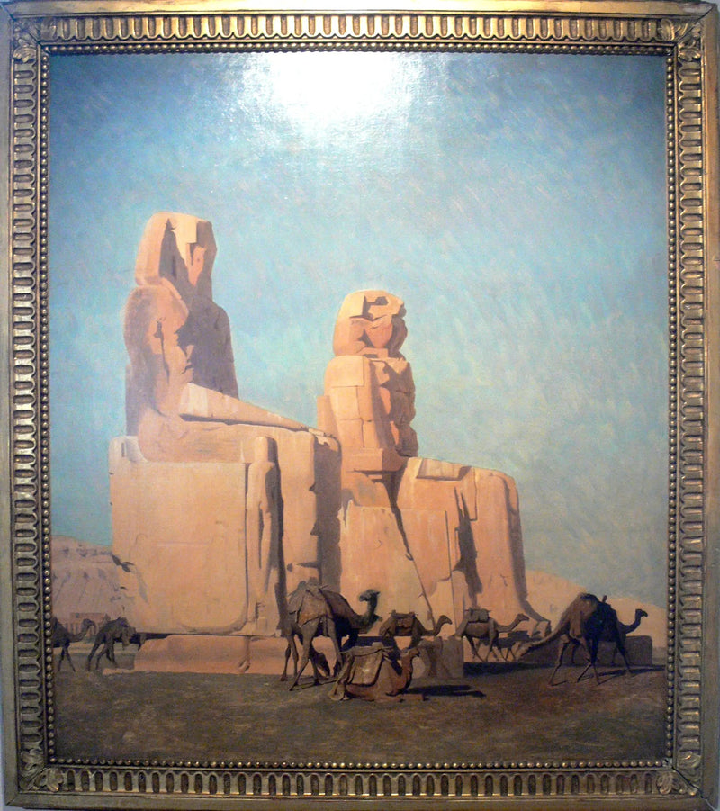 Tehben kolossit, Memnon ja Sesostris - Jean-Léon Gérôme