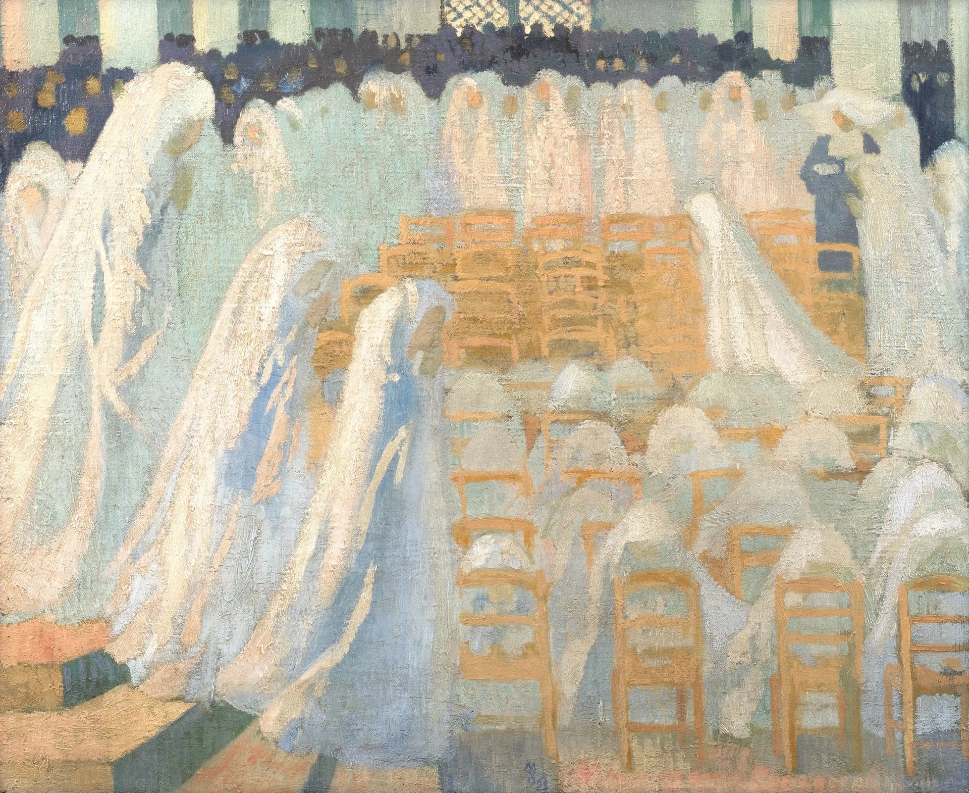 Les Communiantes - Maurice Denis image 1 reproduction artisanale de tableau