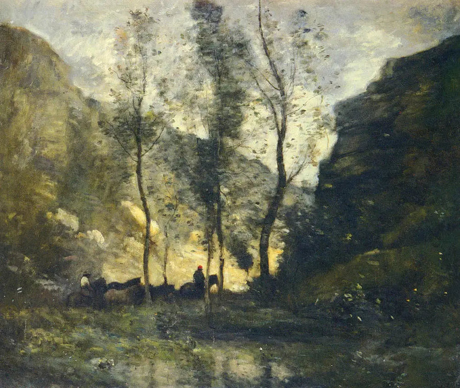Salakuljettajat - Jean-Baptiste Camille Corot