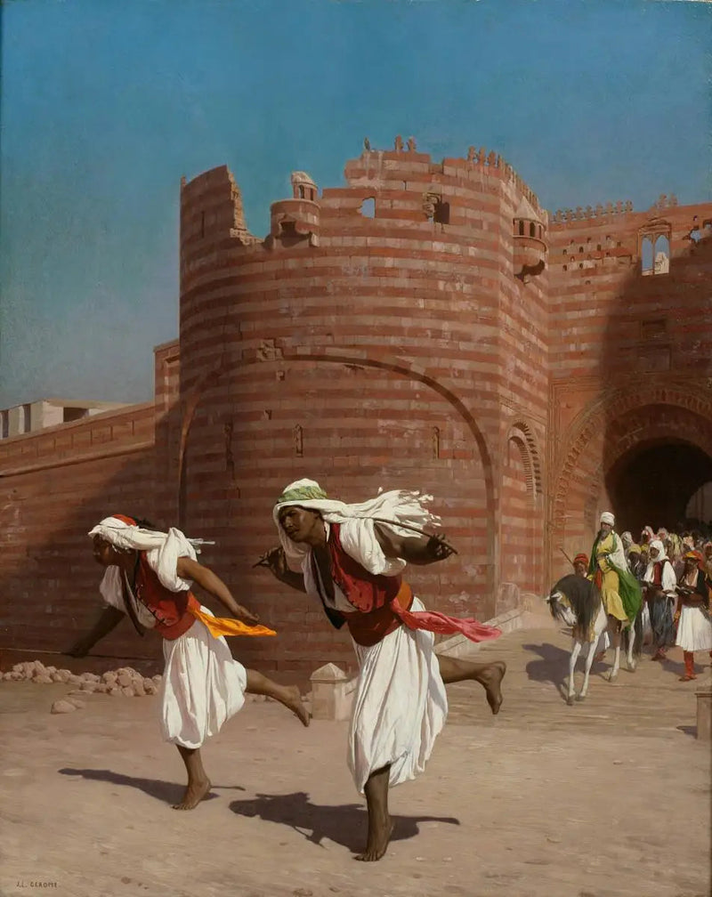 Pasha juoksijat - Jean-Léon Gérôme