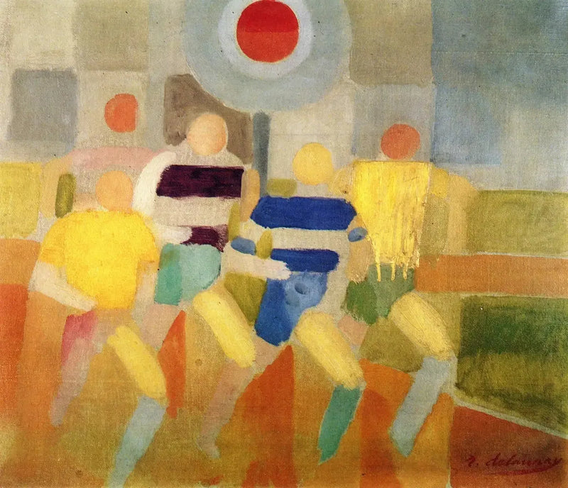 Juoksijat - Robert Delaunay