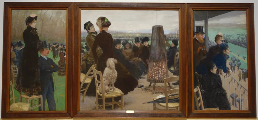 Juoksut Bois de Boulogne - Giuseppe De Nittis