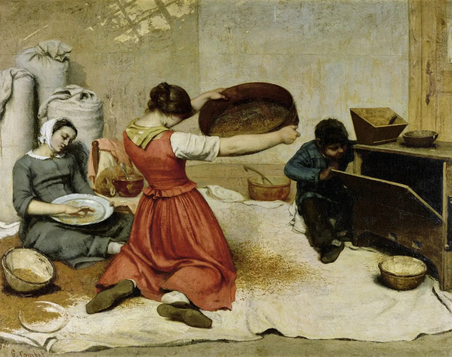 Vehnäsorvit - Gustave Courbet