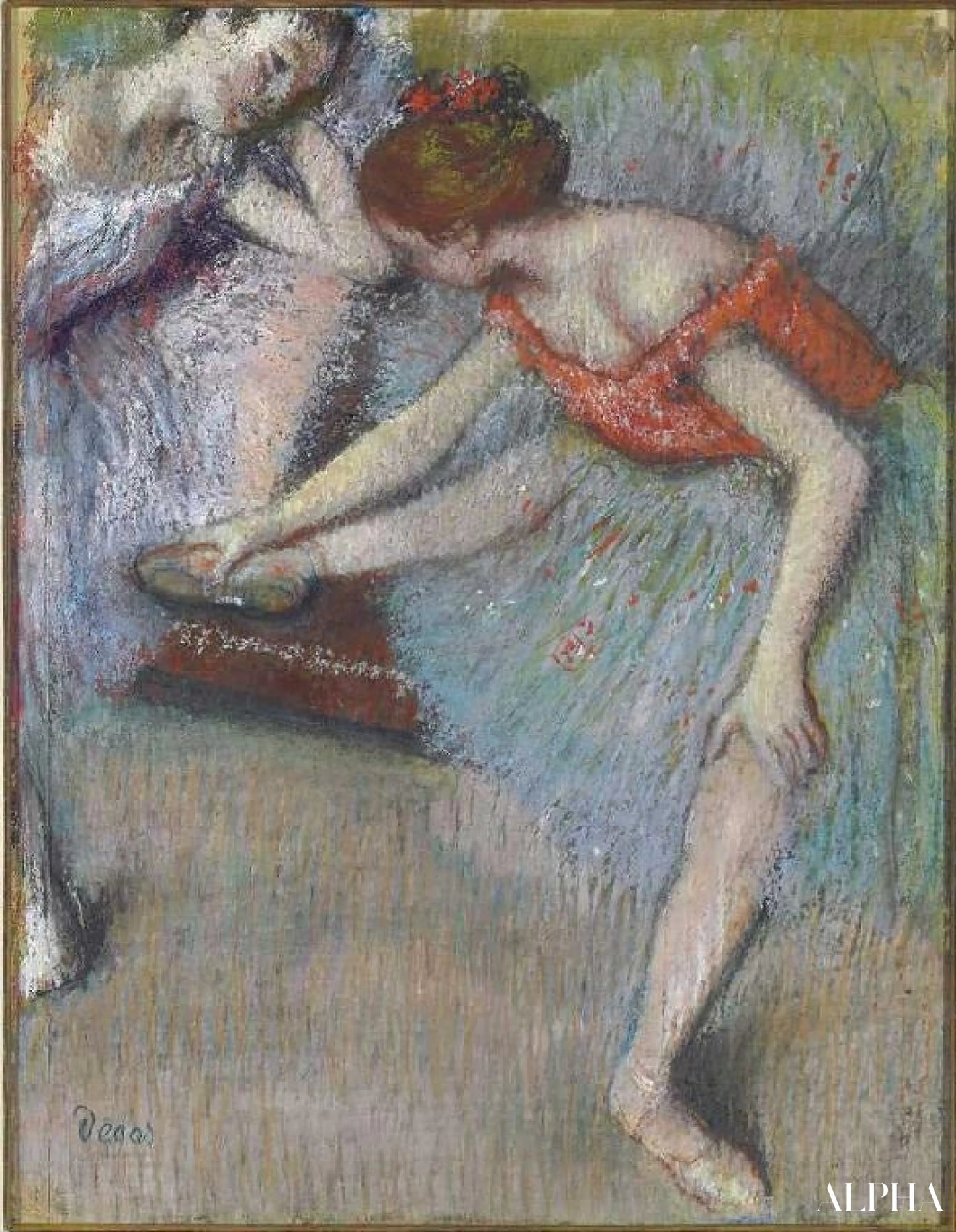 Tanssijat - Edgar Degas - Korkealaatuiset taulujen ja maalauksien reproduktiot