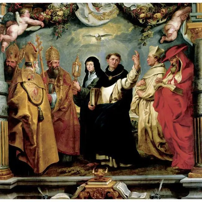 Eucharistian puolustajat - Peter Paul Rubens