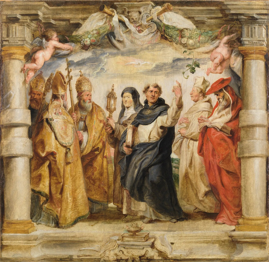 Eucharistian puolustajat - Peter Paul Rubens