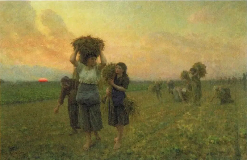Viimeiset kerääjät - Jules Breton