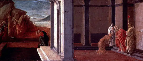 Viimeiset hetket pyhä Marie-Magdaleenasta - Sandro Botticelli