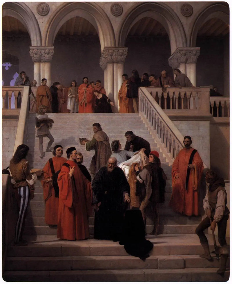 Marin Falieron dogen viimeiset hetket - Francesco Hayez