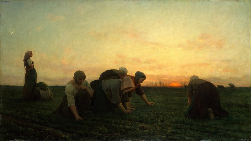 Rikkakasvienpoistajat - Jules Breton