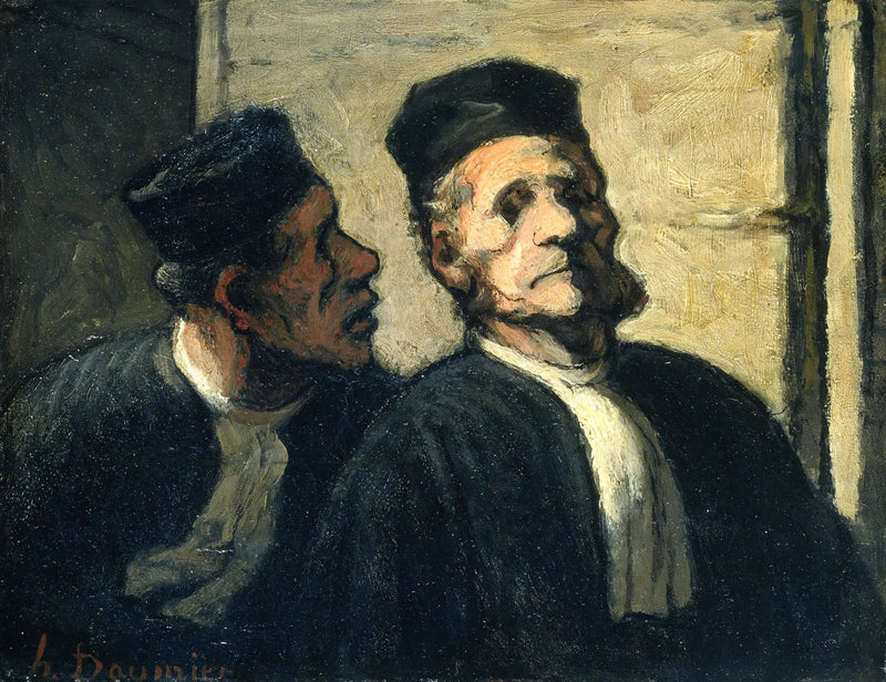 Les Deux Avocats - Honoré Daumier