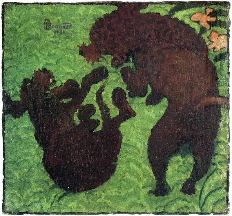 Kaksi villakoiraa - Pierre Bonnard