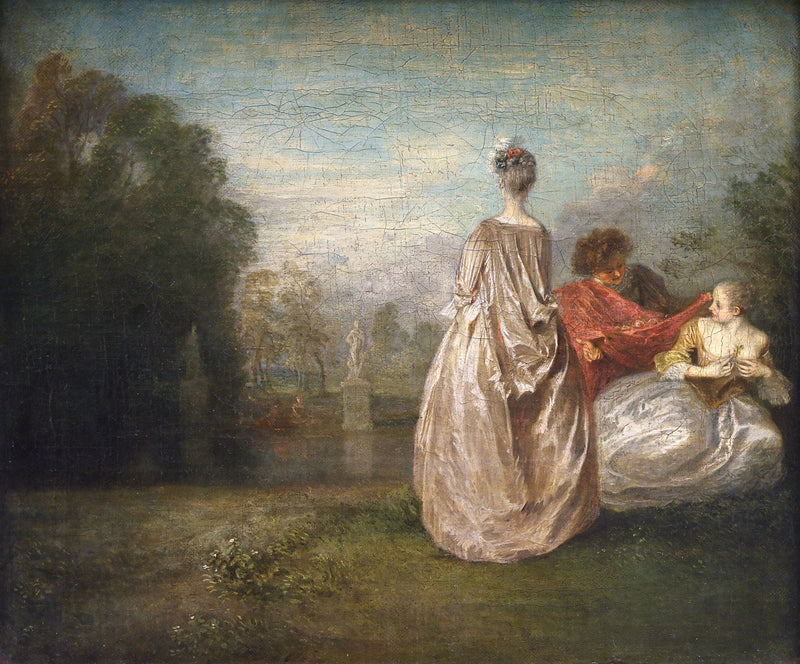 Les Deux Cousins - Antoine Watteau