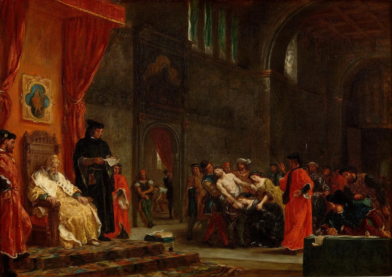 Kaksi Foscaria - Eugène Delacroix