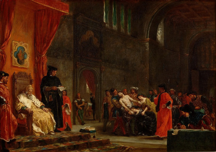 Kaksi Foscaria - Eugène Delacroix