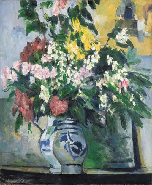 Kaksi kukkamaljakkoa - Paul Cézanne