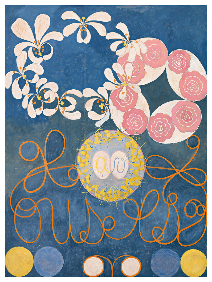 Les dix plus grands, n° 1, Enfance - Hilma af Klint image 1 copie de tableau peinte à la main