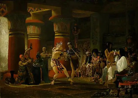 Muinaiset egyptiläiset 3000 vuotta sitten - Lawrence Alma-Tadema