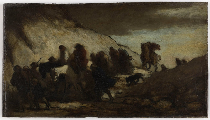 Muuttajat - Honoré Daumier