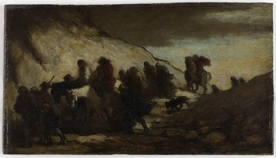 Muuttajat - Honoré Daumier
