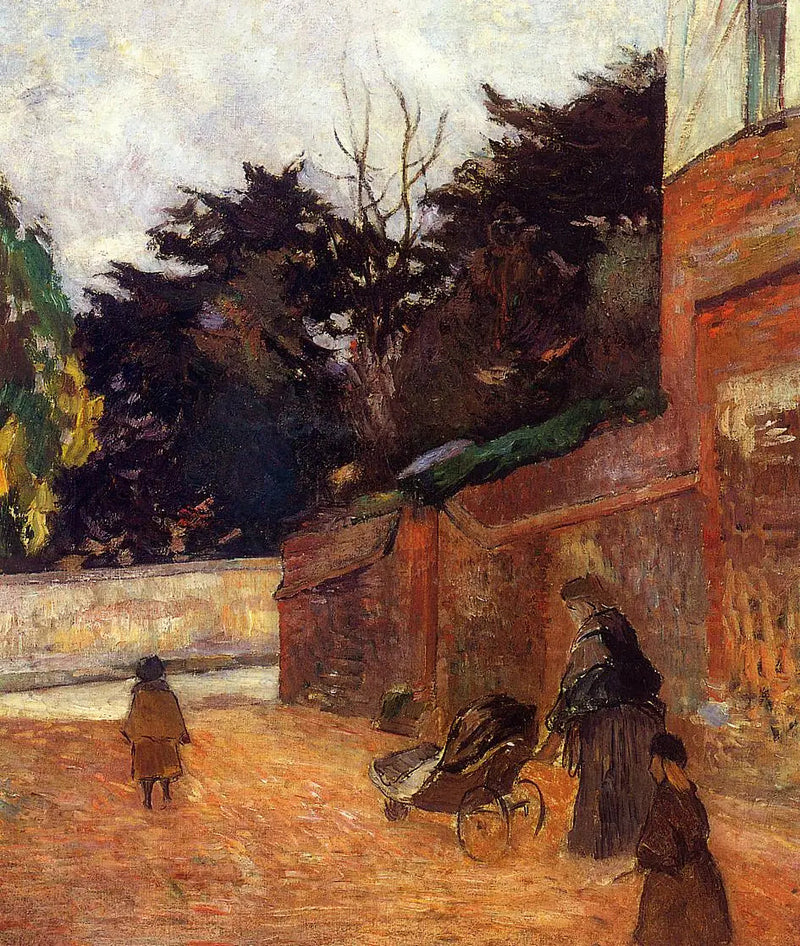 Lapset kadulla - Paul Gauguin