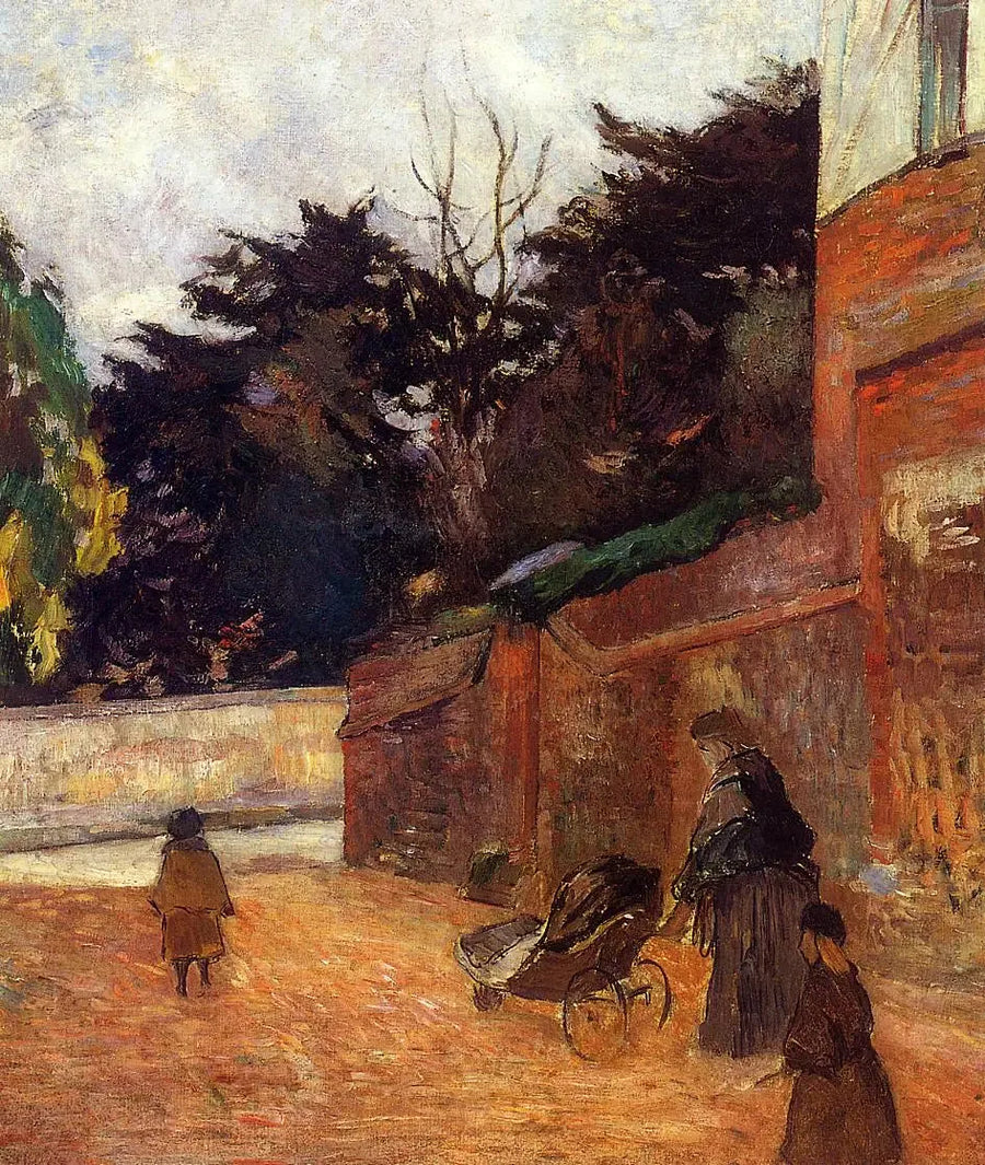 Lapset kadulla - Paul Gauguin