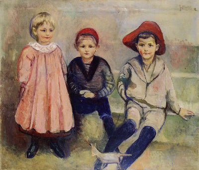 Reproduction du tableau « Les Enfants de Ludwig Meyer - Edvard Munch » par Alpha Reproduction en peinture à l’huile