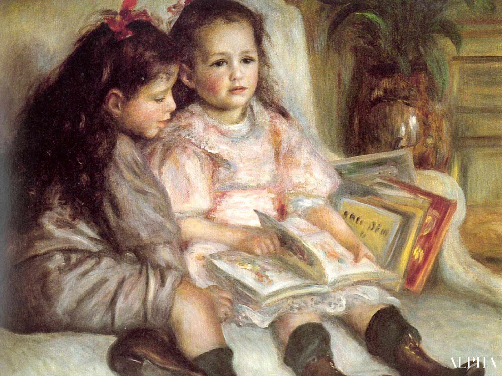 Martial Caillebotten lapset - Pierre-Auguste Renoir - Korkealaatuiset taulujen ja maalauksien reproduktiot