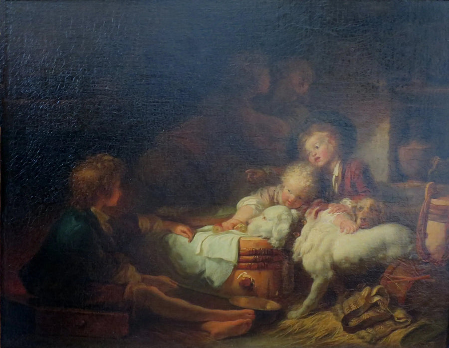Maanviljelijän lasten - Jean-Honoré Fragonard