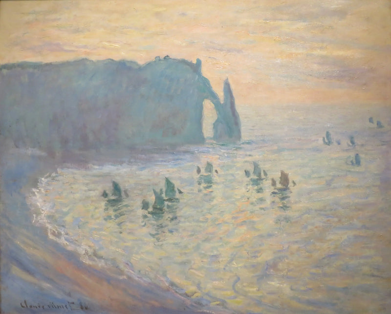 Kalliot Étretatissa - Claude Monet