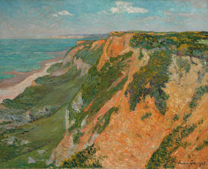 Octevillen punaiset jyrkänteet, Basse-Seine - Maxime Maufra